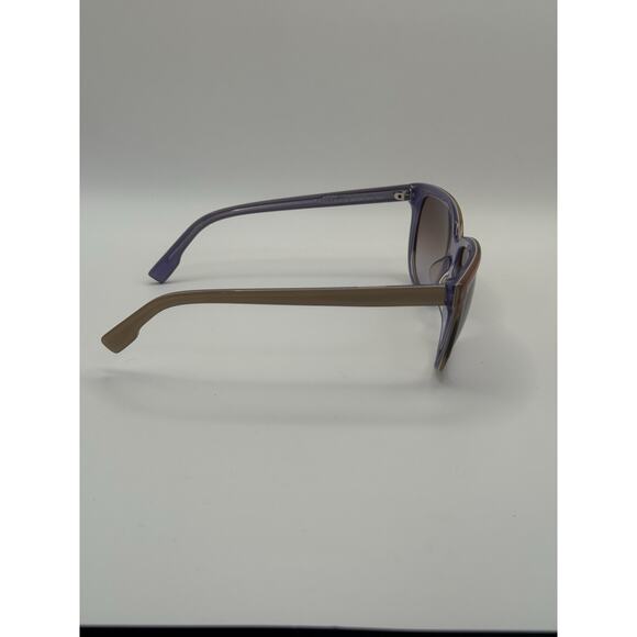 Fendi FS5279 207 Beige Purple Red Gradient Cat Eye Sunglasses 57-14-135 w/ Case - Picture 8 of 11
